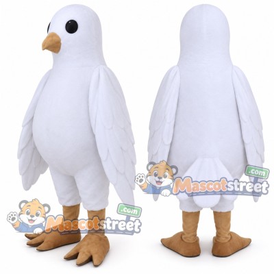White Pigeon Mascot Costume