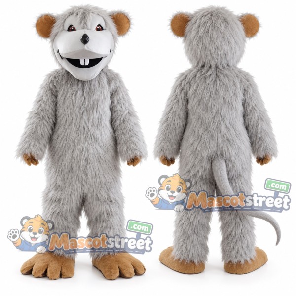 Gray Rat Mascot Costume