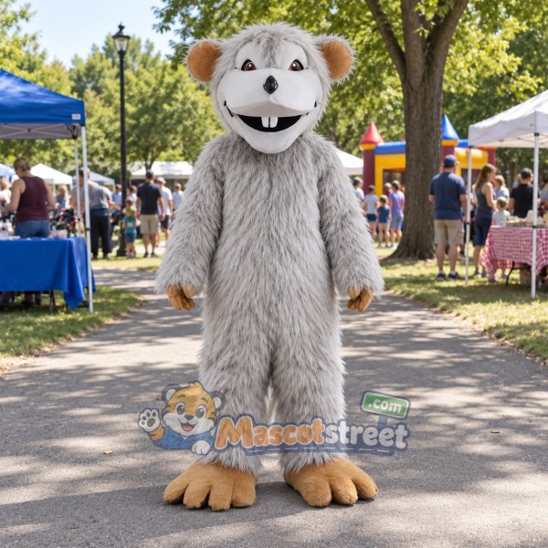 Gray Rat Mascot Costume