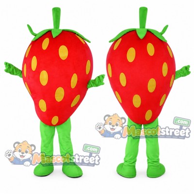 Strawberry Mascot Costume Strawberry Mascot Costume