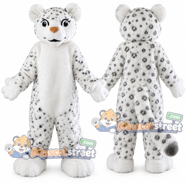 Snow Leopard Mascot Costume
