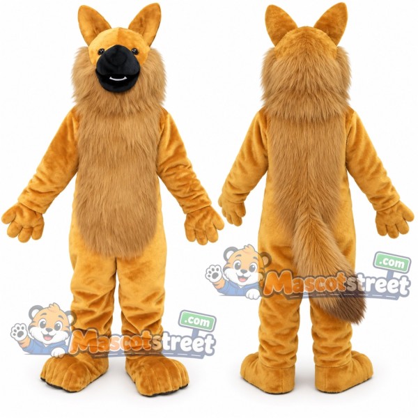 Tan Canine Mascot Costume