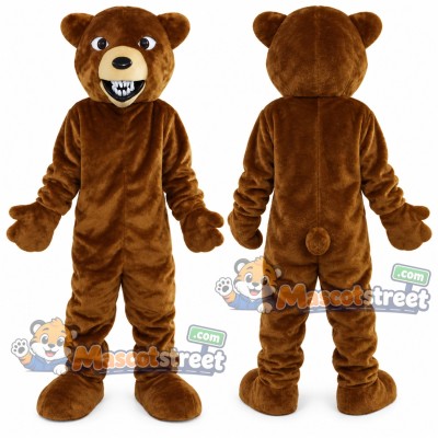 Brown Bear Mascot Costume