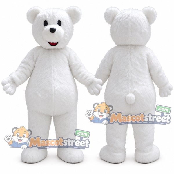 White Polar Bear Mascot Costume