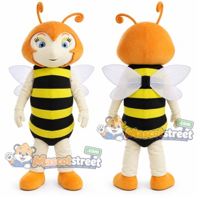 Yellow Bee Mascot Costume Yellow Bee Mascot Costume