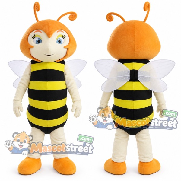 Yellow Bee Mascot Costume