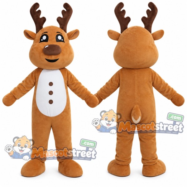 Brown Deer Mascot Costume