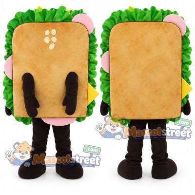 Sandwich Mascot Costume Sandwich Mascot Costume