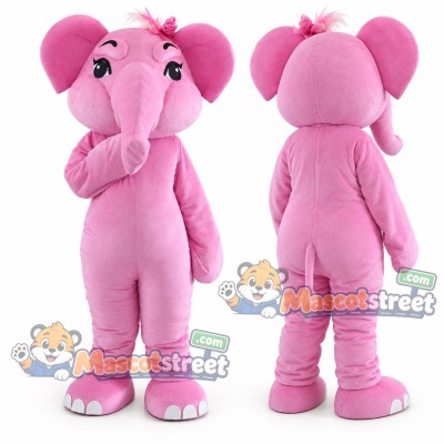 Pink Elephant Mascot Costume Pink Elephant Mascot Costume