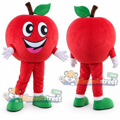 Red Apple Mascot Costume Red Apple Mascot Costume
