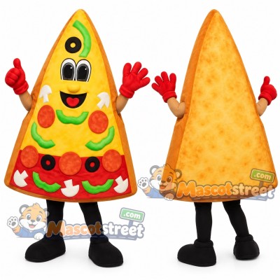 Pizza Slice Mascot Costume