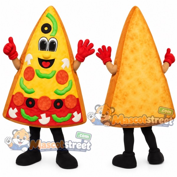 Pizza Slice Mascot Costume