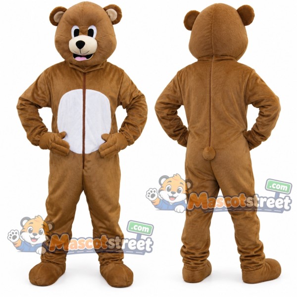 Brown Bear Mascot Costume