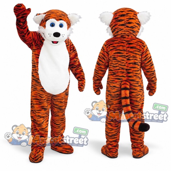 Orange Tiger Mascot Costume