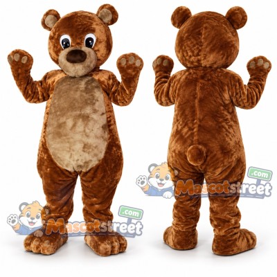 Brown Bear Mascot Costume Brown Bear Mascot Costume
