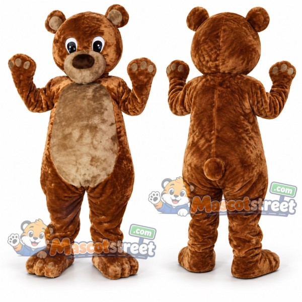 Brown Bear Mascot Costume