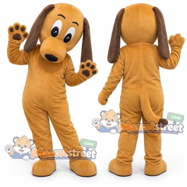 Tan Dog Mascot Costume