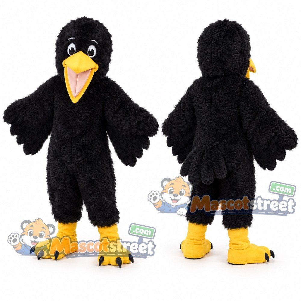 Black Bird Mascot Costume