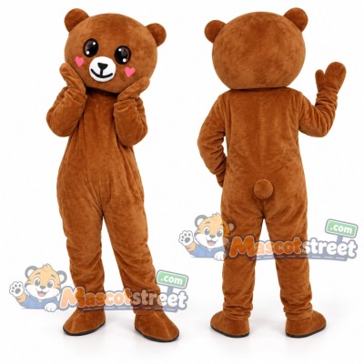 Brown Bear Mascot Costume Brown Bear Mascot Costume