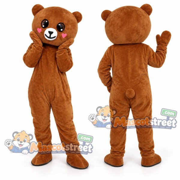 Brown Bear Mascot Costume