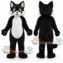 Black and White Cat Mascot Costume