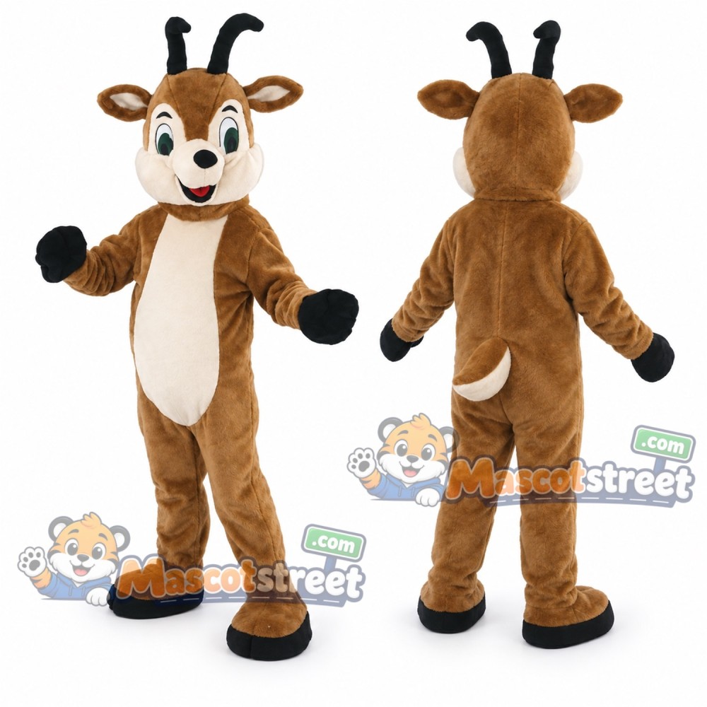 Brown Deer Mascot Costume Brown Deer Mascot Costume