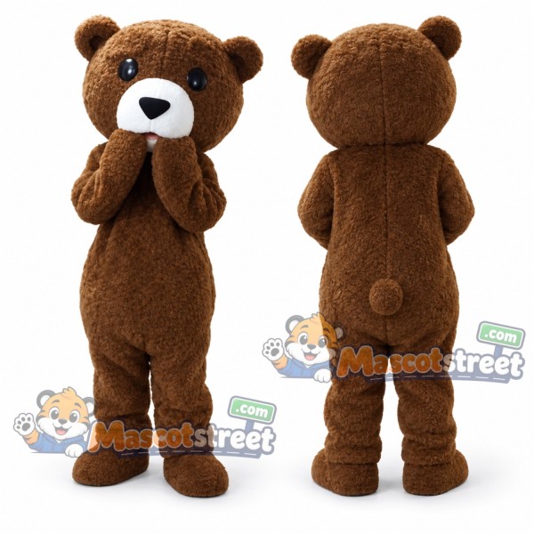 Brown Bear Mascot Costume