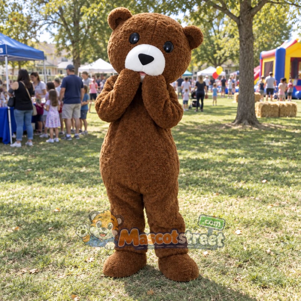 Brown Bear Mascot Costume