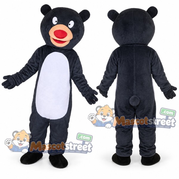 Black Bear Mascot Costume