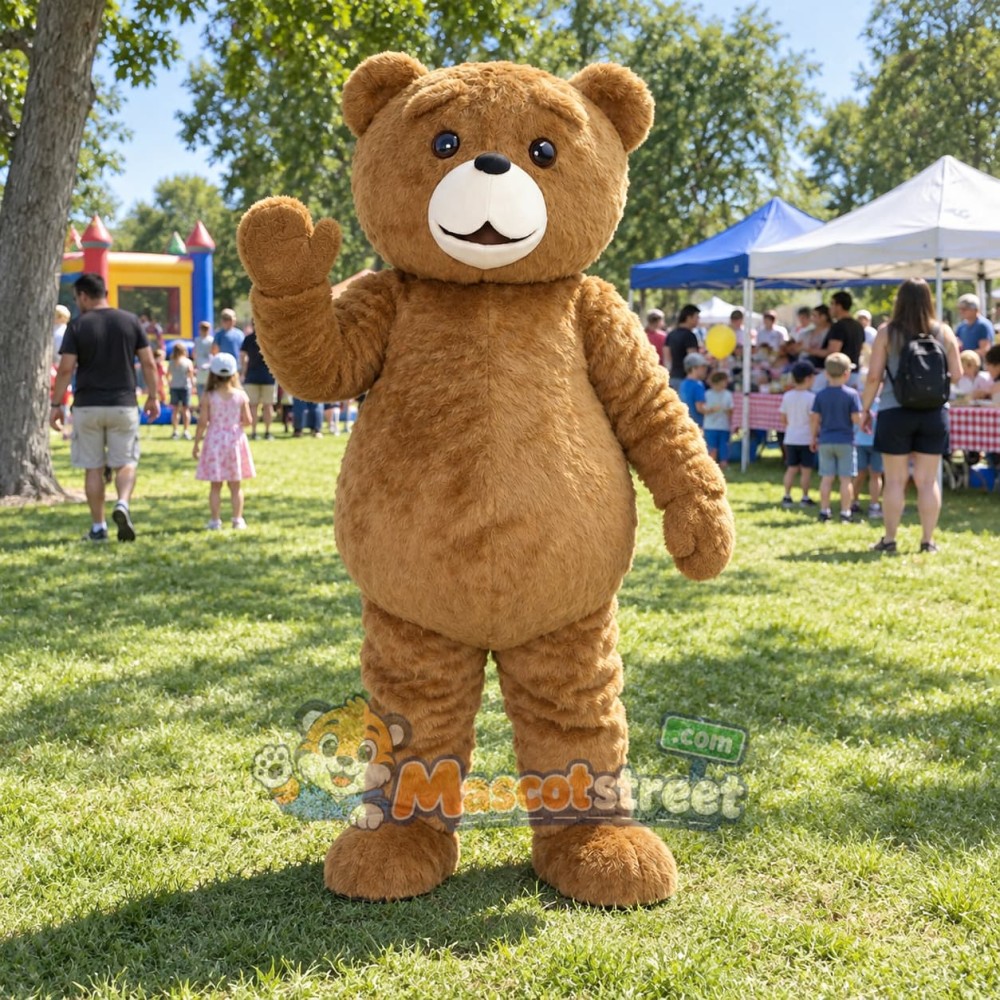 Brown Bear Mascot Costume Brown Bear Mascot Costume