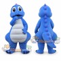 Blue Dinosaur Mascot Costume