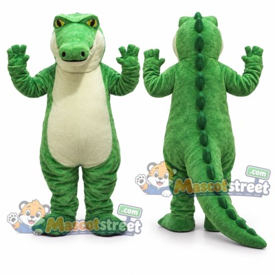 Green Alligator Mascot Costume