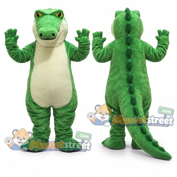 Green Alligator Mascot Costume