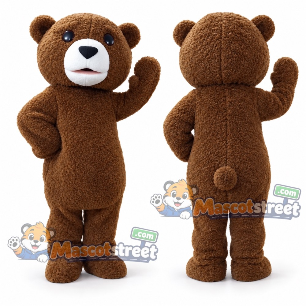 Brown Bear Mascot Costume Brown Bear Mascot Costume