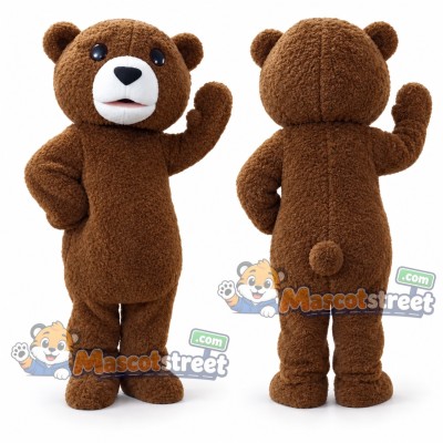 Brown Bear Mascot Costume Brown Bear Mascot Costume