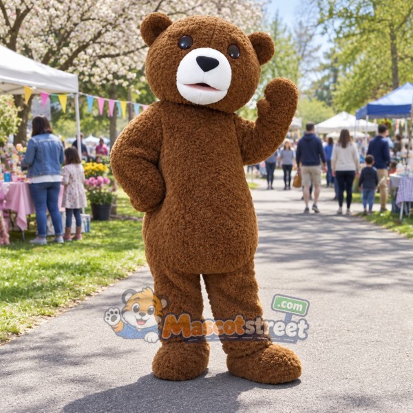 Brown Bear Mascot Costume