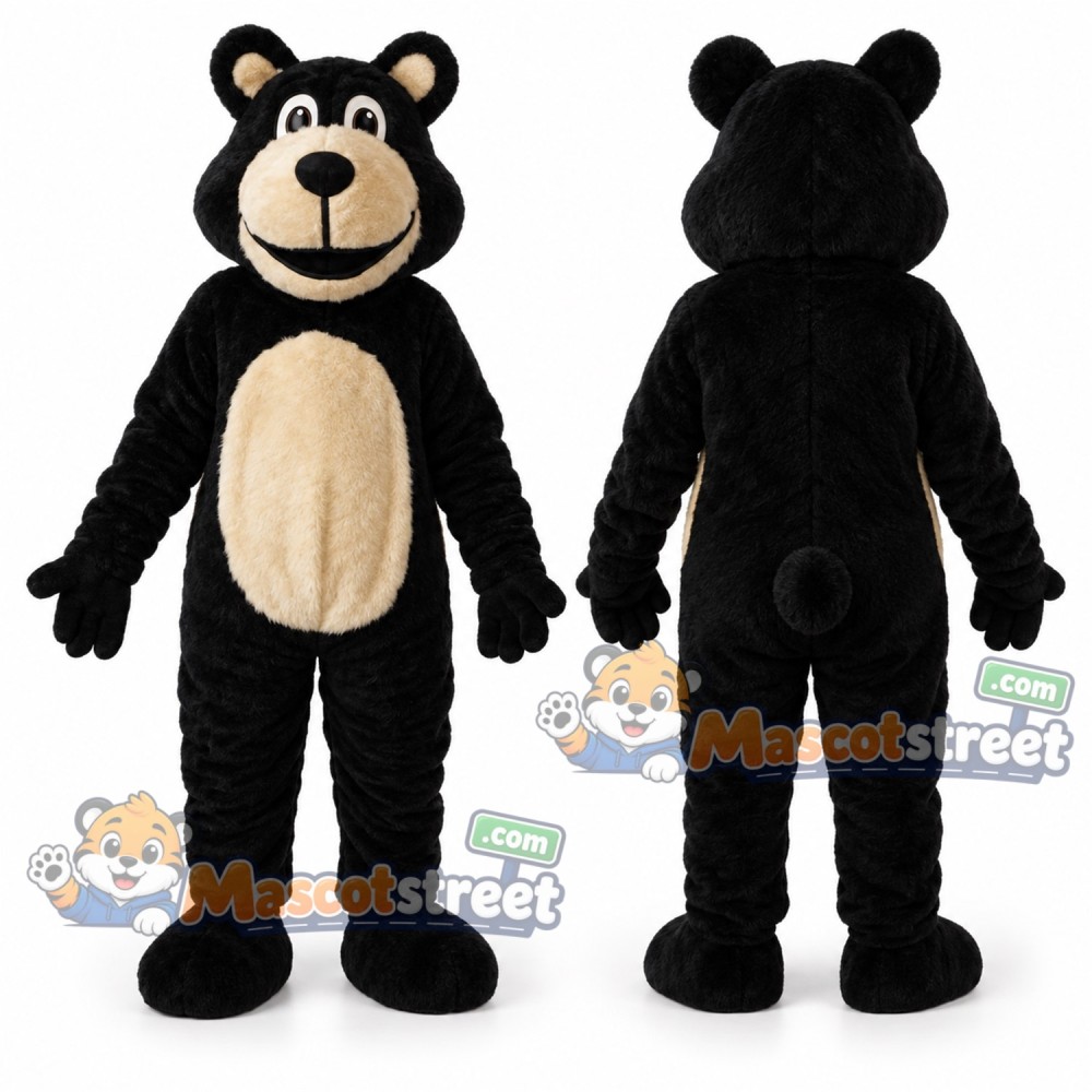 Black Bear Mascot Costume Black Bear Mascot Costume