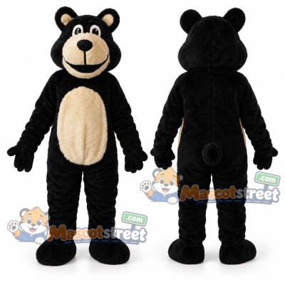 Black Bear Mascot Costume Black Bear Mascot Costume