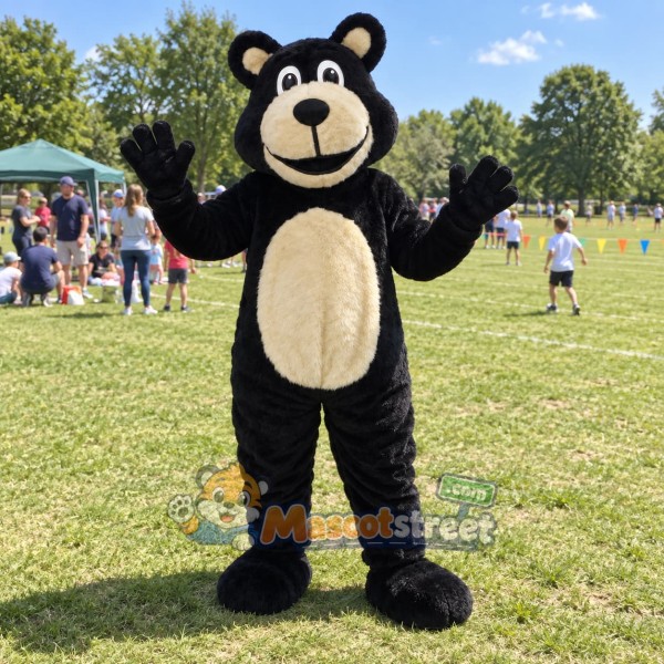 Black Bear Mascot Costume