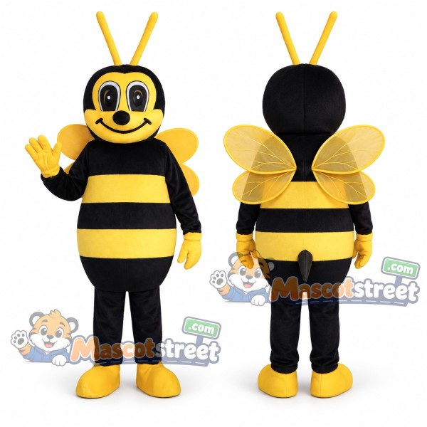 Yellow Bee Mascot Costume