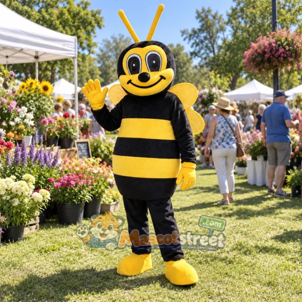 Yellow Bee Mascot Costume