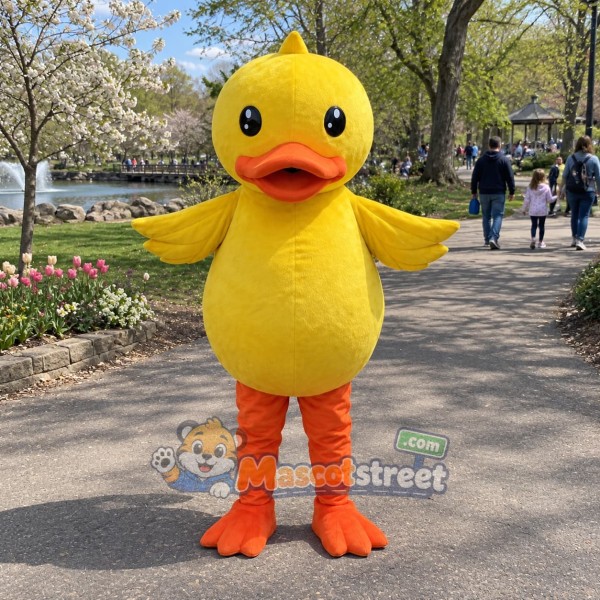 Yellow Duck Mascot Costume