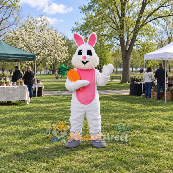 White Rabbit Mascot Costume
