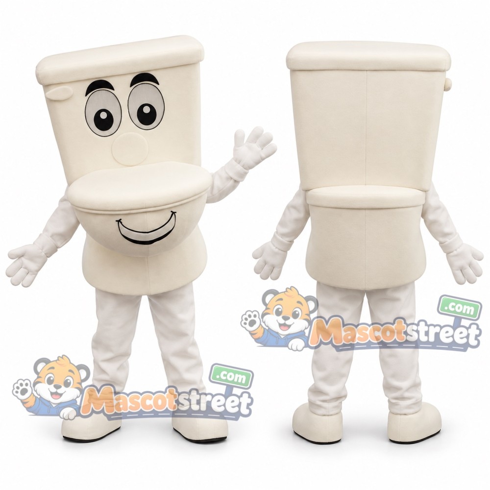 Toilet Mascot Costume Toilet Mascot Costume