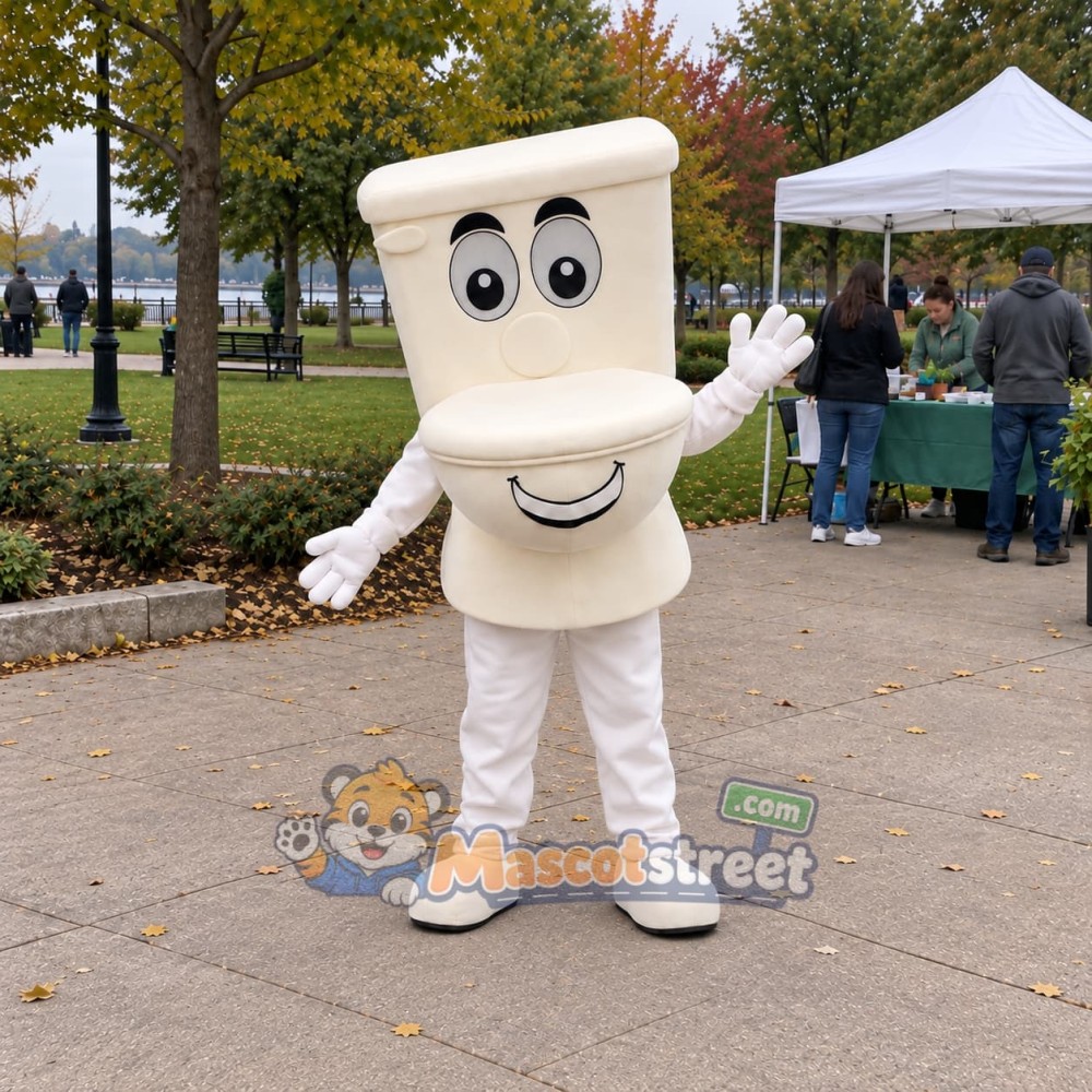 Toilet Mascot Costume Toilet Mascot Costume