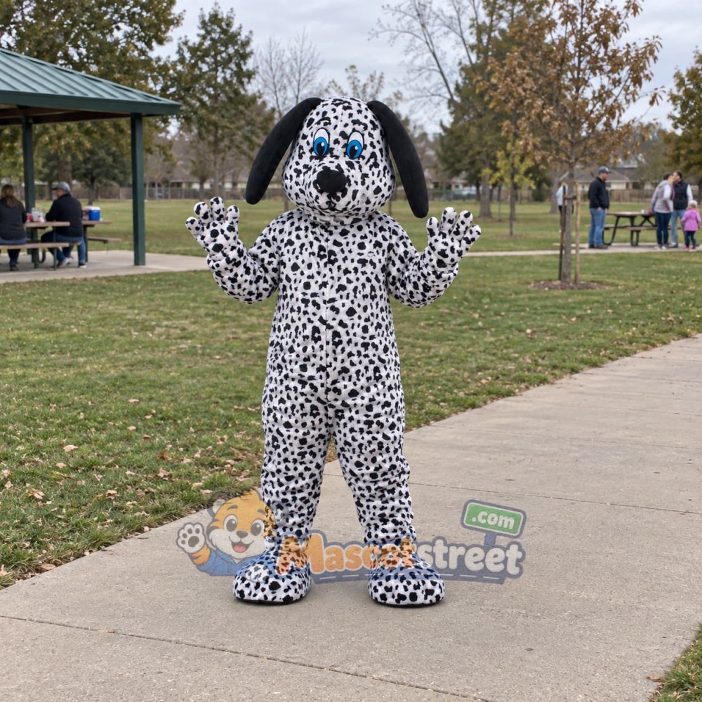 Dalmatian Dog Mascot Costume Dalmatian Dog Mascot Costume