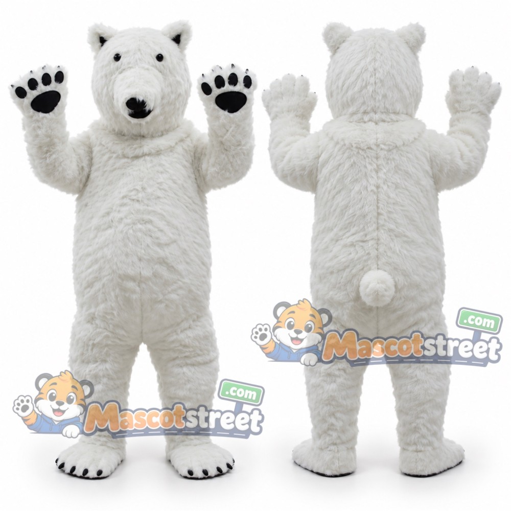 White Polar Bear Mascot Costume White Polar Bear Mascot Costume