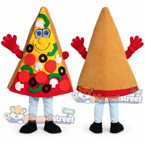 Pizza Slice Mascot Costume