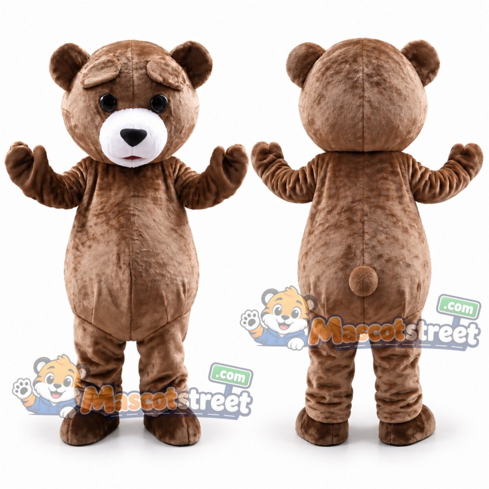 Brown Bear Mascot Costume Brown Bear Mascot Costume