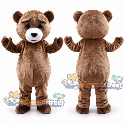 Brown Bear Mascot Costume Brown Bear Mascot Costume